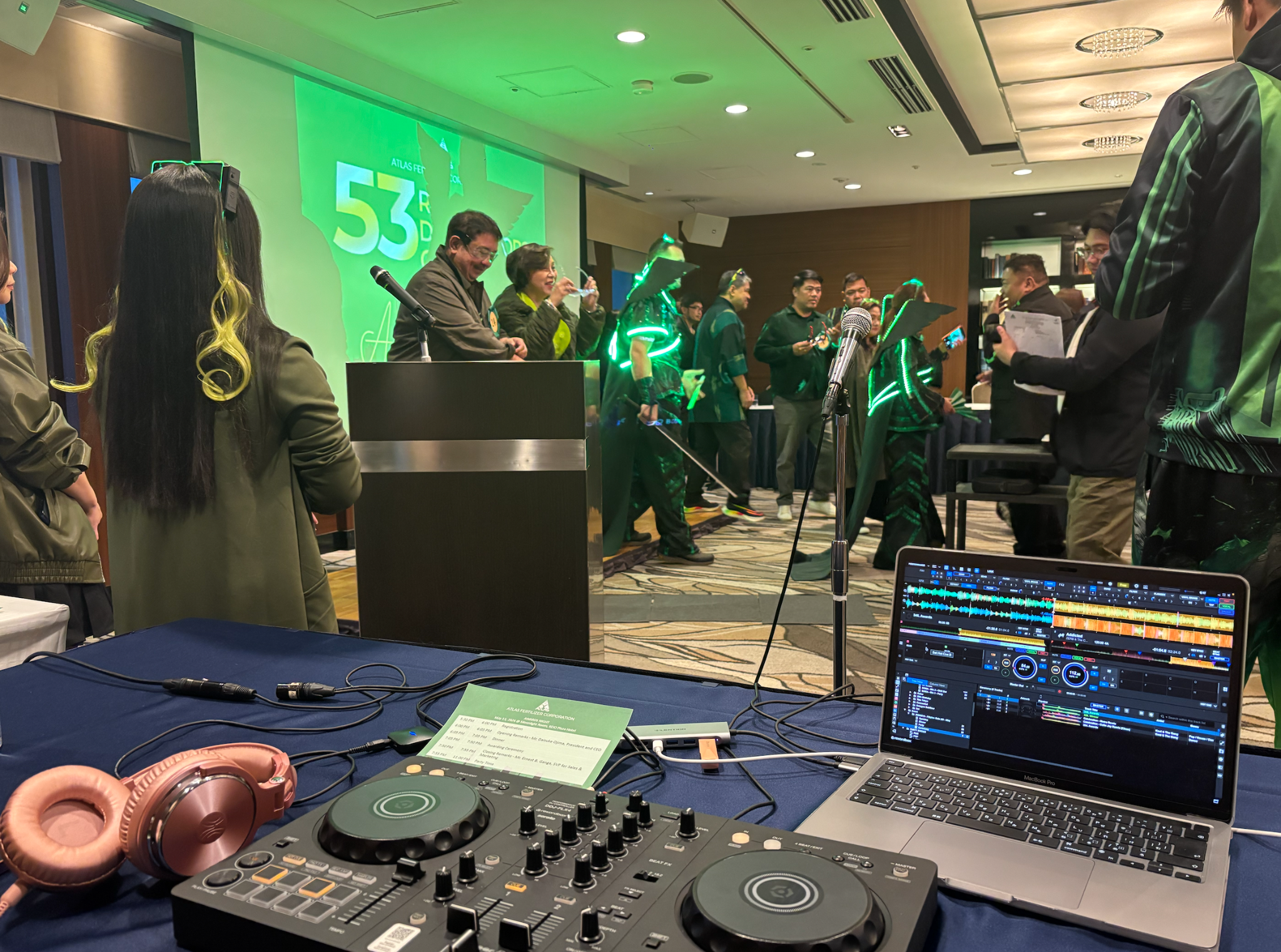 Music for a company’s special celebration.