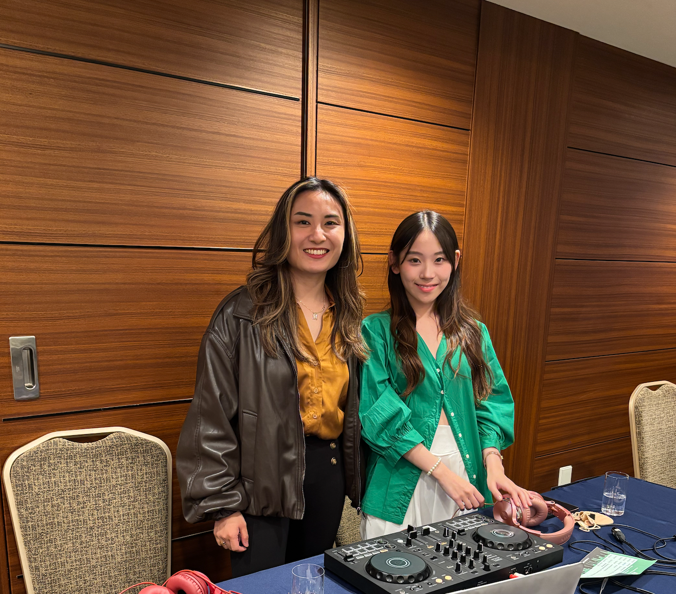 A photo at the event DJ station
